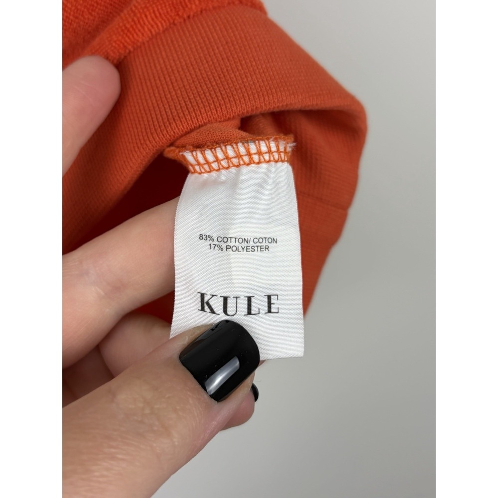 KULE The Terry Selena Lightweight Cropped Tank Coral SZ L - Picture 4 of 6
